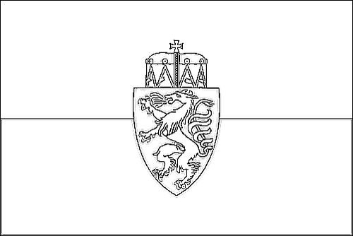 Kontur av flaggan för Styria (tjänsteflagga) att färglägga