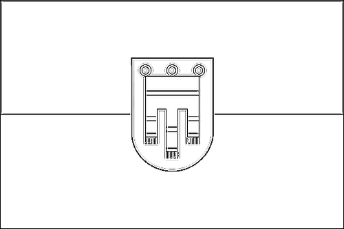 Kontur av flaggan för Vorarlberg (tjänsteflagga) att färglägga