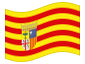 Animerad flagga Aragon