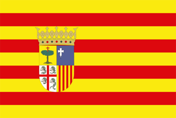Flagga Aragon