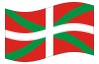 Animerad flagga Baskien
