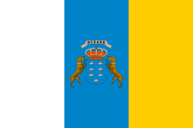 Flagga Kanarieöarna