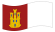 Animerad flagga Kastilien-La Mancha
