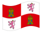 Animerad flagga Kastilien-León