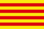 Flagg grafik Katalonien