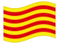 Animerad flagga Katalonien