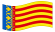 Animerad flagga Valencia