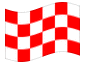 Animerad flagga Norra Brabant