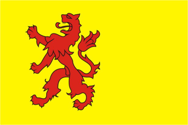 Flagga Södra Holland (Zuid-Holland)