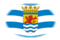 Zeeland-Flagga som oval vinjett