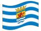 Animerad flagga Zeeland (Zeeland)