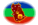 Amazonas-Flagga som oval vinjett
