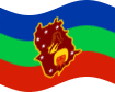 Viftande Amazonas flagga statisk
