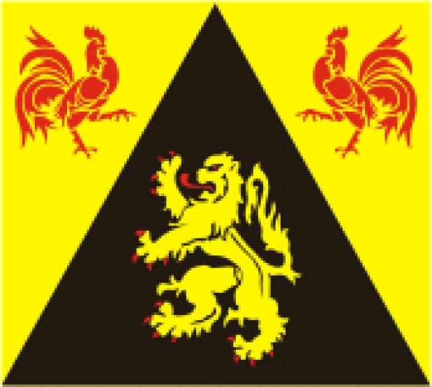 Flagga Vallonien Brabant