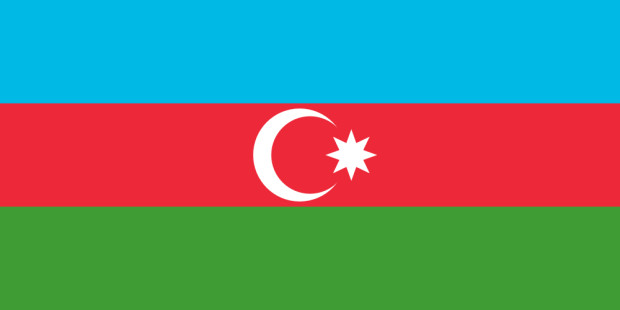 Flagga Azerbajdzjan