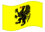 Animerad flagga Pommern (Pomorskie)