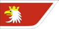 Flagg grafik Warminsko-Mazurskie (Ermland-Mazurien)