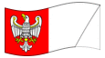 Animerad flagga Wielkopolska (Storpolen)