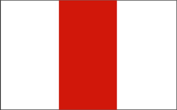 Flagga Västpommern (Zachodniopomorskie)