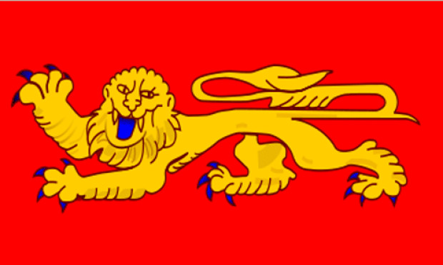 Flagga Aquitaine (Akvitanien)