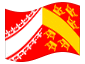 Animerad flagga Alsace (Alsace)