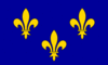 Flagg grafik Île-de-France