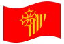 Animerad flagga Languedoc-Roussillon