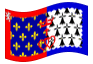 Animerad flagga Pays de la Loire