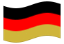 Animerad flagga Tyskland (svart-röd-guld)