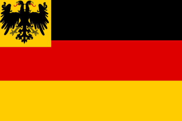 Flagga Den kejserliga flottans örlogsflagga (1848-1852), Flagga Den kejserliga flottans örlogsflagga (1848-1852)