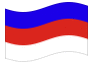 Animerad flagga Sorberna ("Serbja, Serby, Wenden")