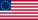 Betsy Ross (USA 1777-1795)-Flagga rektangulär