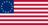 Betsy Ross (USA 1777-1795)-Flagga rektangulär