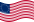 Viftande Betsy Ross (USA 1777-1795) flagga statisk