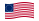 Betsy Ross (USA 1777-1795)-Flagga som vajar