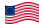 Betsy Ross (USA 1777-1795)-Flagga som vajar