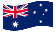 Animerad flagga Australien