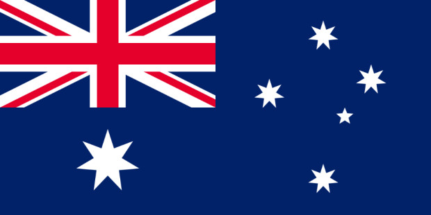 Flagga Australien