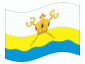 Animerad flagga Mykolajiv