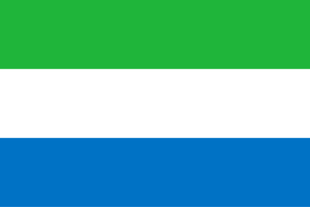 Flagga Sierra Leone