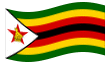 Animerad flagga Zimbabwe