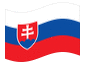 Animerad flagga Slovakien