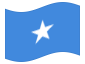 Animerad flagga Somalia