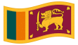 Animerad flagga Sri Lanka