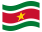 Animerad flagga Surinam