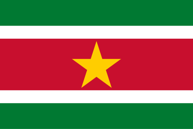 Flagga Surinam