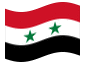 Animerad flagga Syrien