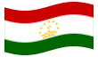 Animerad flagga Tadzjikistan