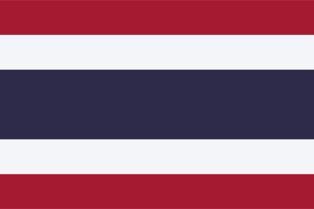 Flagga Thailand