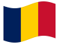 Animerad flagga Chad